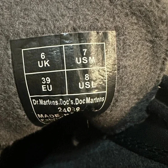 Dr. Martens Doc 1460 Boots black size 7 - Picture 10 of 10